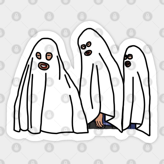 Boo Sheet Halloween Distracted Boyfriend Meme Ghosts Sticker by ellenhenryart